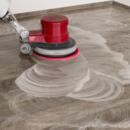 industrial mopping hardwood floors
