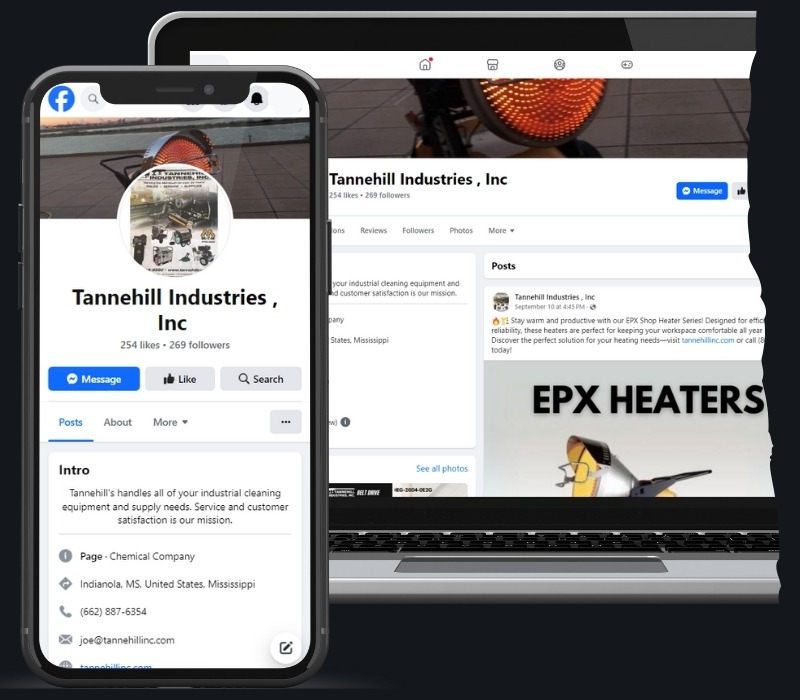 Tannehill Industries Social Media.
