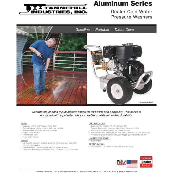 Aluminum Series Gasoline Direct Drive - Image 2