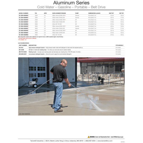 Aluminum Series Gasoline Belt Drive - Image 2